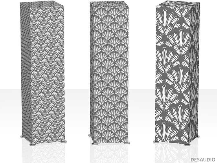 Scaling of Desaudio Vano pattern