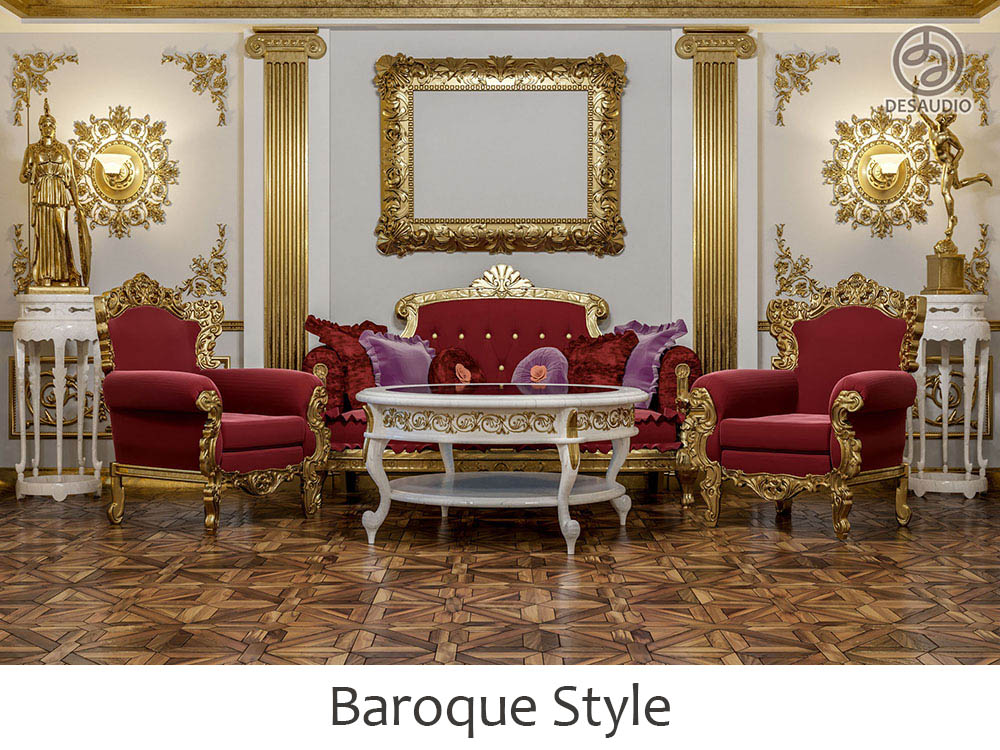 Baroque style example rooms