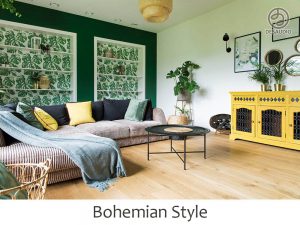 Bohemian style example rooms