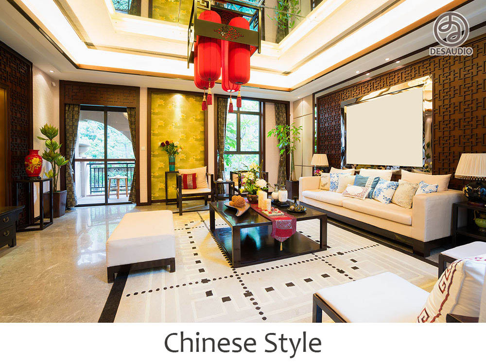 Chinese style example rooms