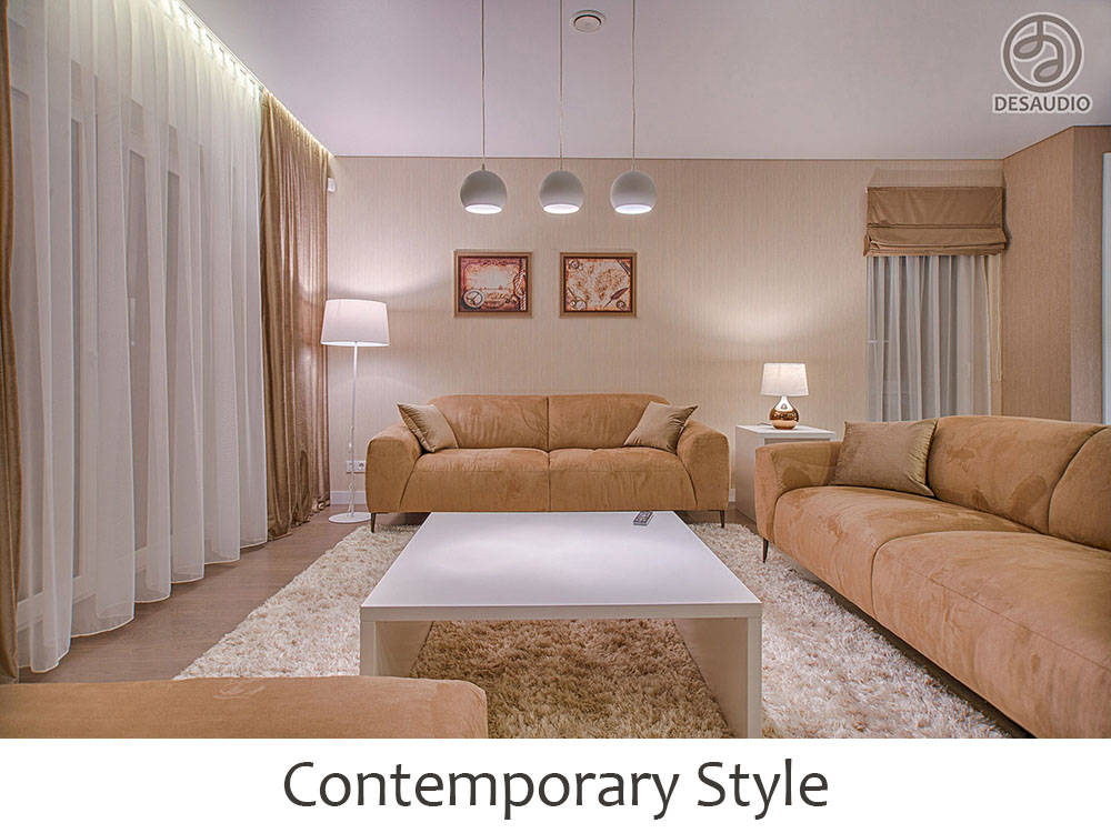 Contemporary style example rooms