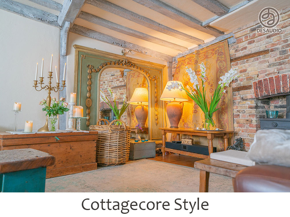 Cottagecore style example rooms