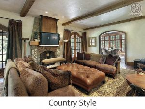 Country style example rooms