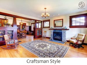 Craftsman style example rooms
