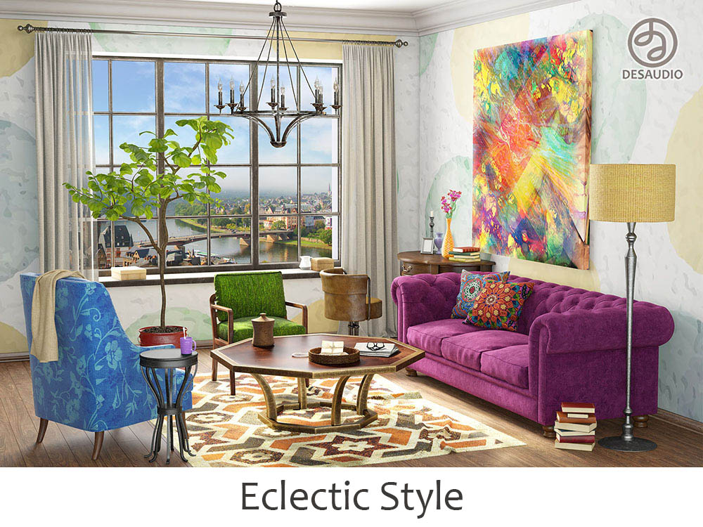 Eclectic style example rooms