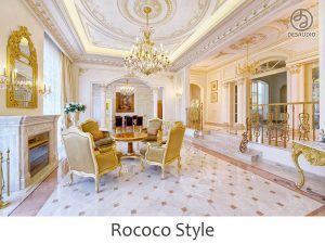 Rococo style example rooms