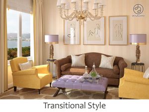 Transitional style example rooms