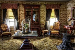 Overview of Desaudio designs in vintage style example room # 4